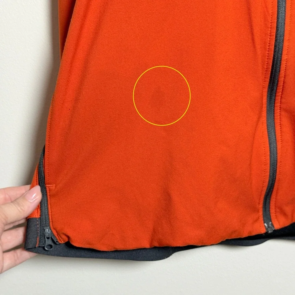 Nike‎ Clemson Tigers Mens Sideline Jacket XL Orange Full Zip Performance Sports